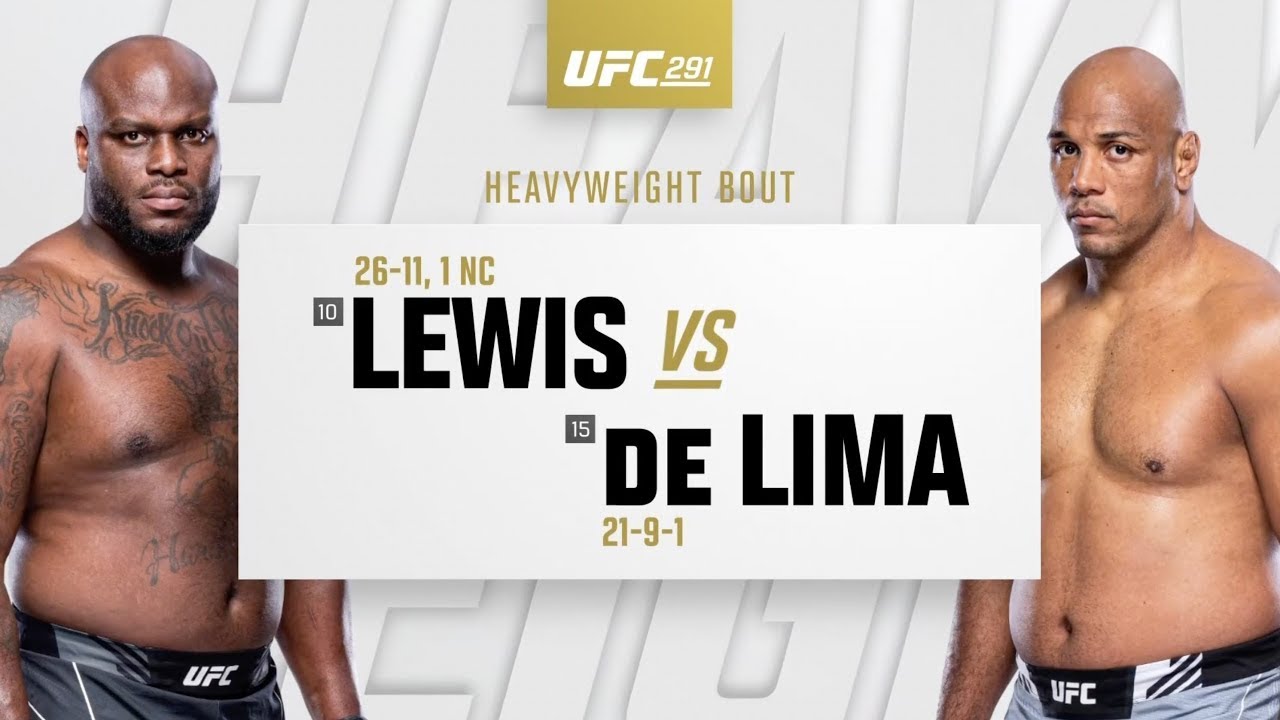 Derrick Lewis vs Marcos Rogerio de Lima | FREE FIGHT