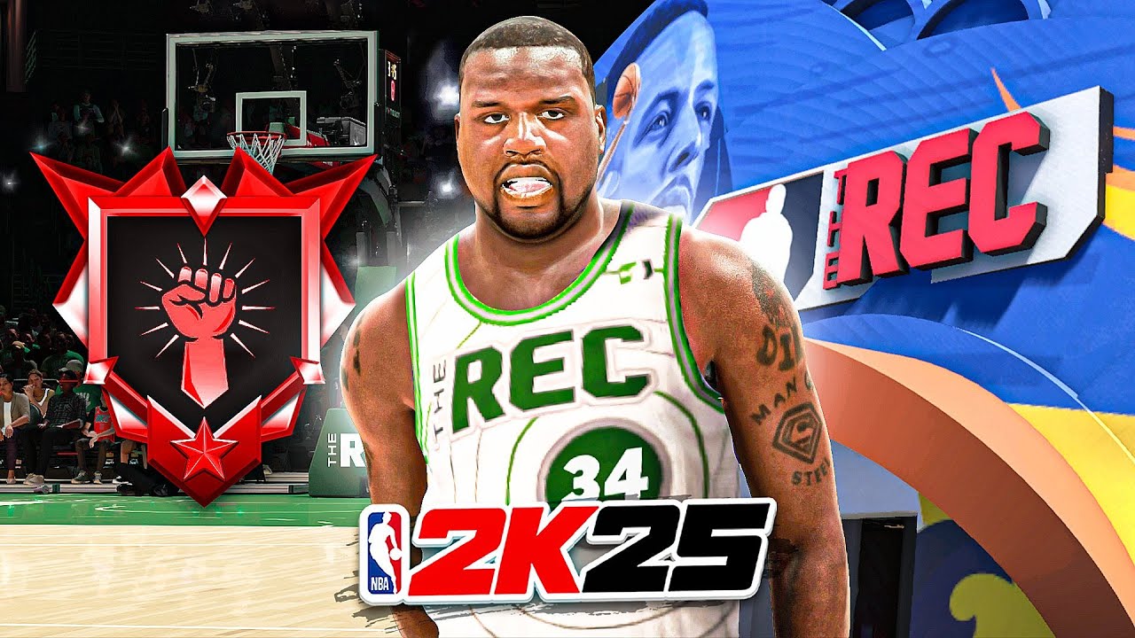 SHAQUILLE O'NEAL + LEGEND RISE UP is UNSTOPPABLE in the RANDOM REC (NBA 2K25)