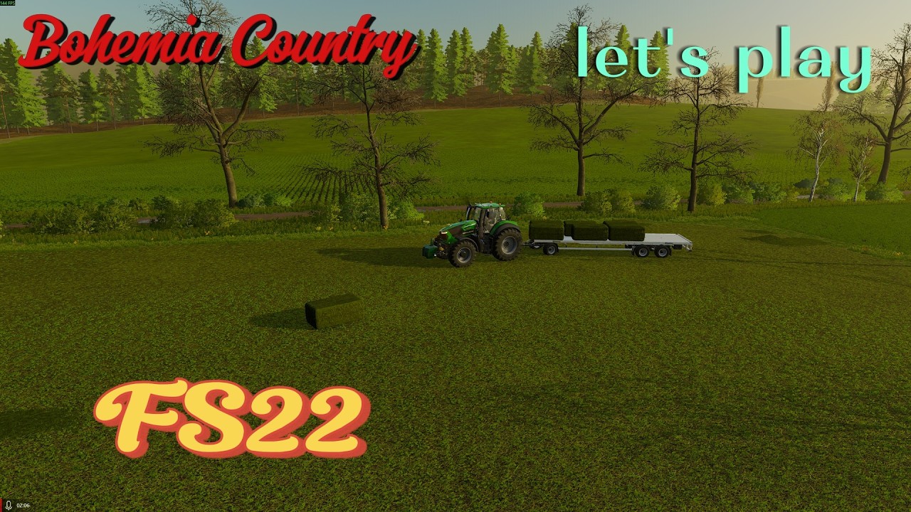 Farming Simulator 22  | šel jsem na tu zelenou trávu  | let's play # 14