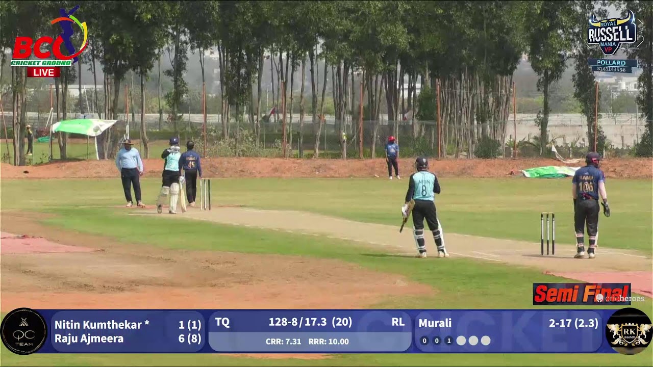 Russell Mania 88 || Team Q Cricket Vs RK Legends || Semi Final 22369819