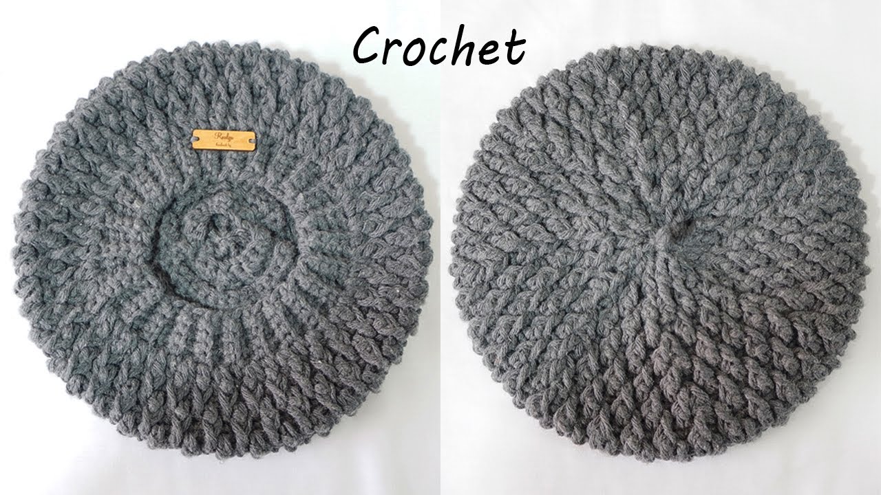 🌈Boina Tejida a Crochet Ganchillo PUNTO GOTA 💧