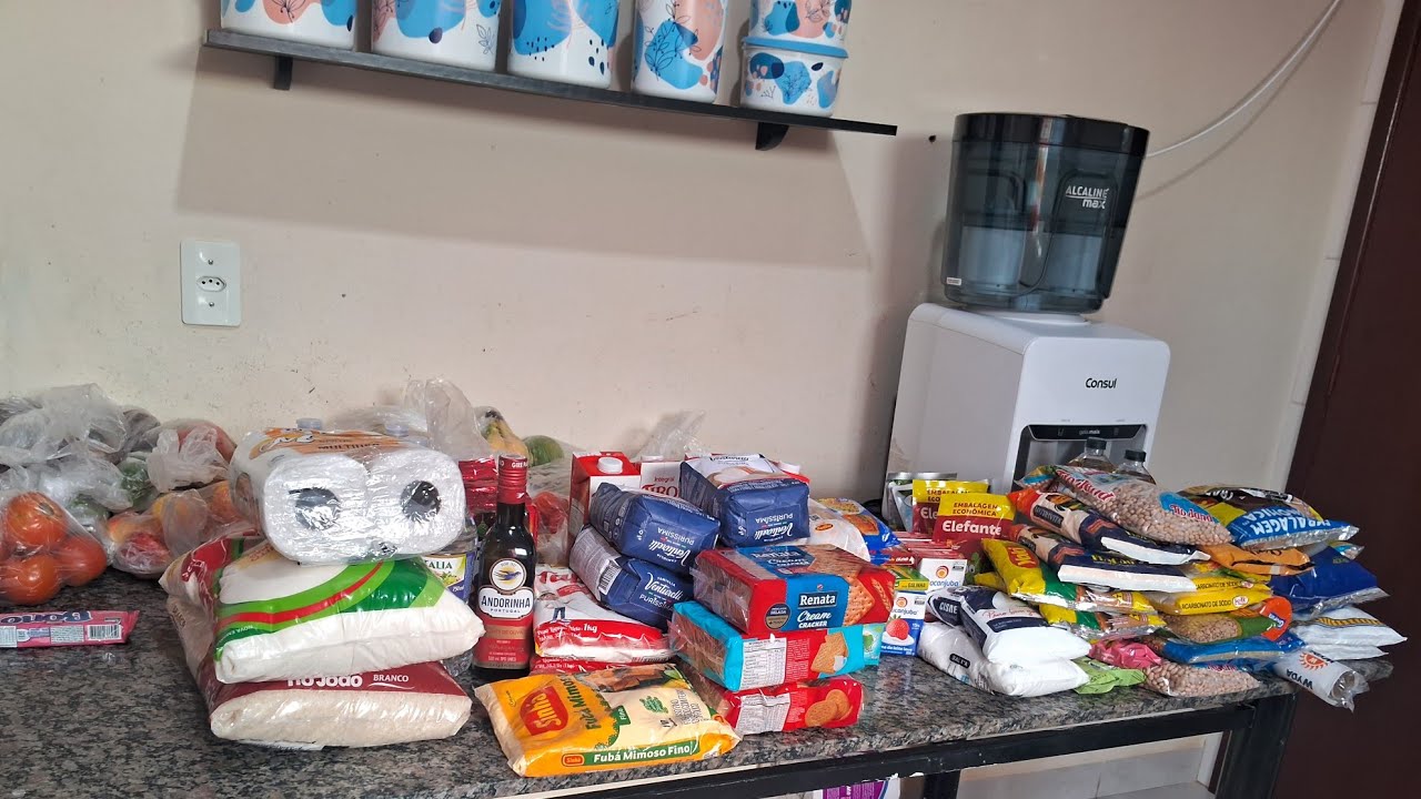 COMPRAS DO MÊS NO SUPER ATACADO 