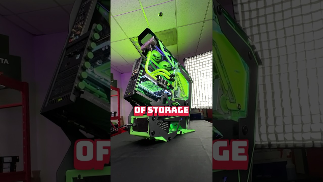 INSANE 40TB GAMING PC BUILD! 🤯 🔥