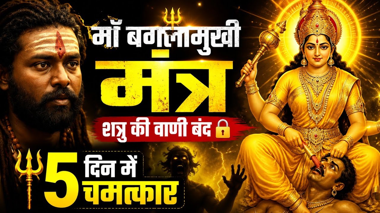 Maa Baglamukhi Shatru Vash Mantra 🔱 शत्रु की वाणी कैसे रुक जाती है? | VRD BONY MUSIC