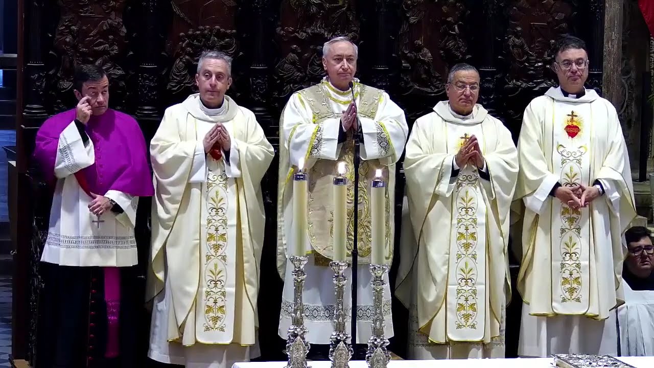 Ordenación sacerdotal de Eduardo, Miguel Ángel y José María