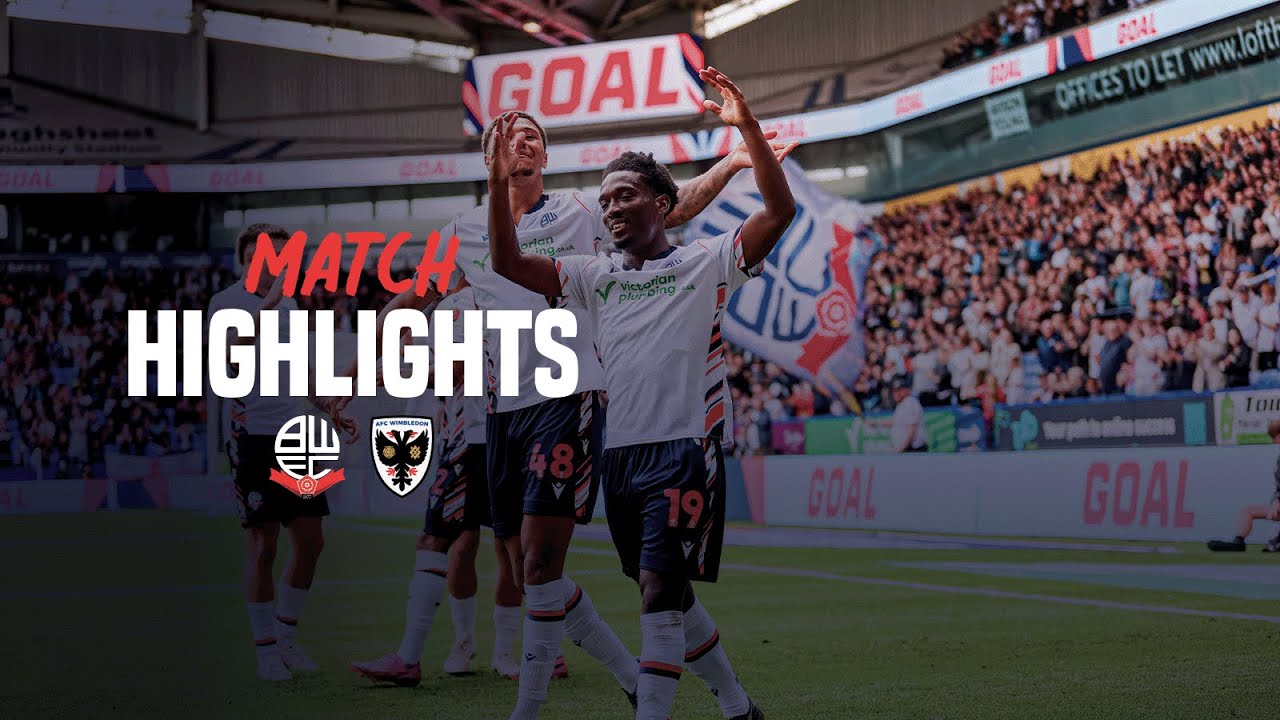 HIGHLIGHTS | Wanderers vs AFC Wimbledon