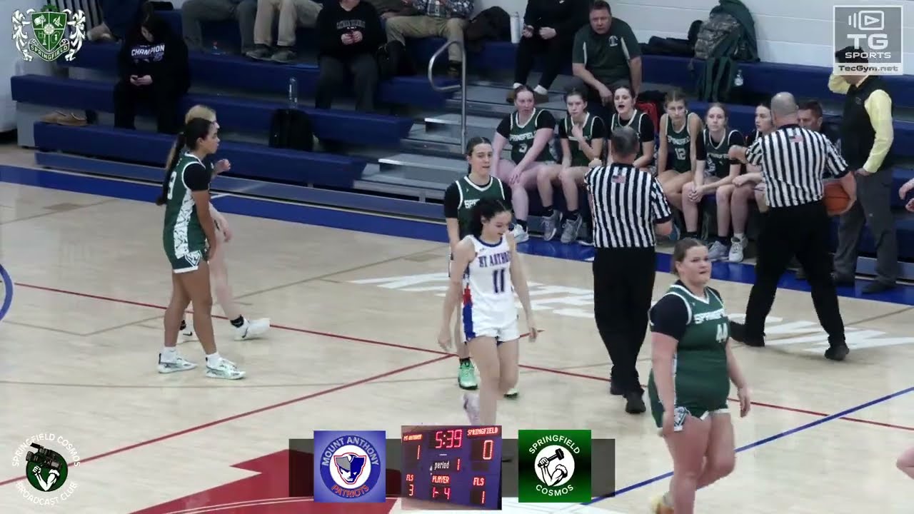 Springfield at Mt. Anthony - Girls Varsity  Basketball  - 7  pm - 2/12/26