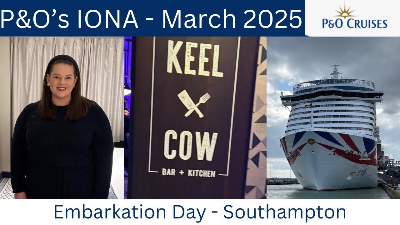 Круизы P&O CRUISES IONA - День посадки на борт | 5-дневный круиз по Нидерландам и Бельгии | Круиз...