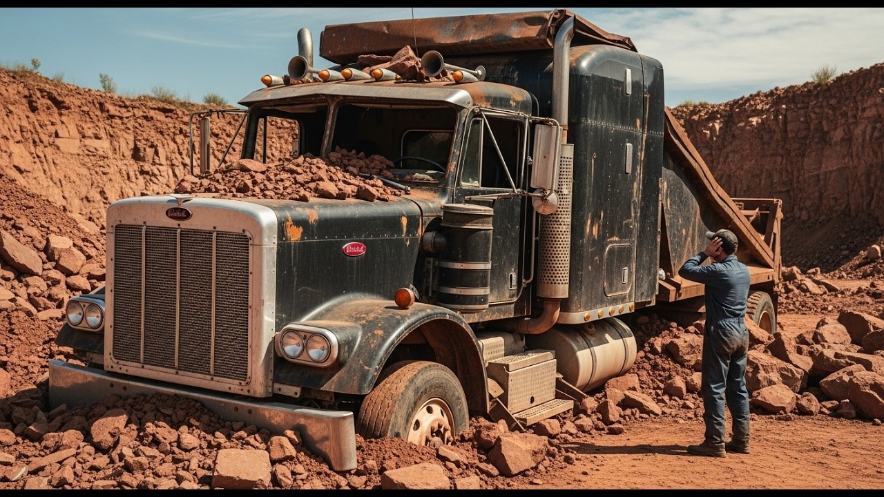 The Buried Giant: 1978 Peterbilt 379 Midnight Black Restoration