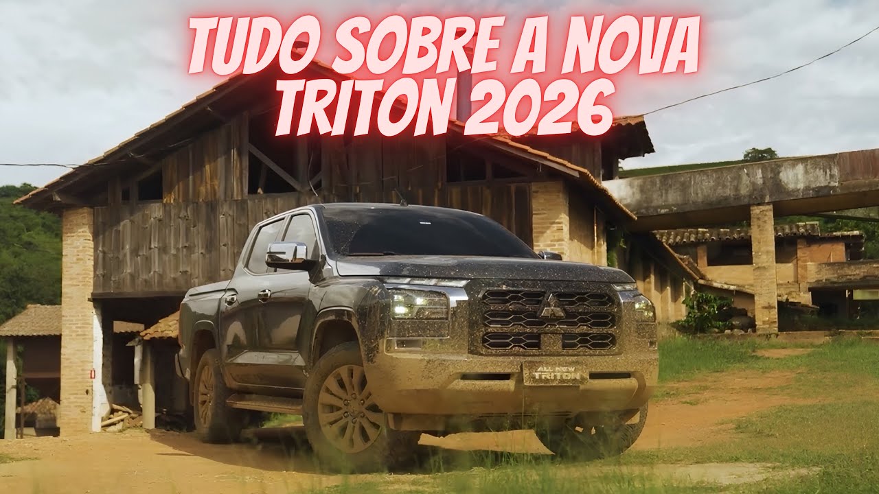 ALL NEW TRITON 2026: TODOS OS DETALHES DA NOVA GERAÇÃO DE PICAPES TOPO DE LINHA DA MITSUBISHI
