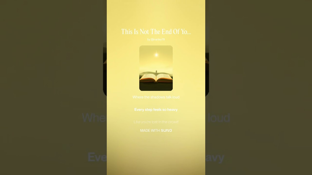 This Not The End of Your Story(Gospel Music)