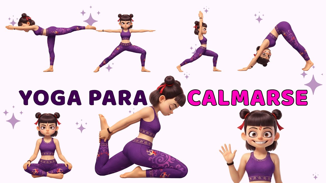 Yoga para Calmarse 🧘‍♀️ | Ejercicios Suaves para Niños | PequeYoga