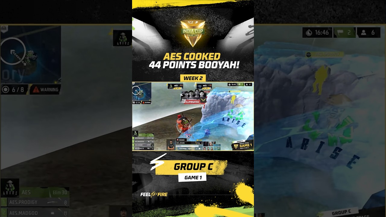 Arise Esports Ka Domination Next Level Hai Boss! #TEZ #FFMIC2026 #FeelTheFire