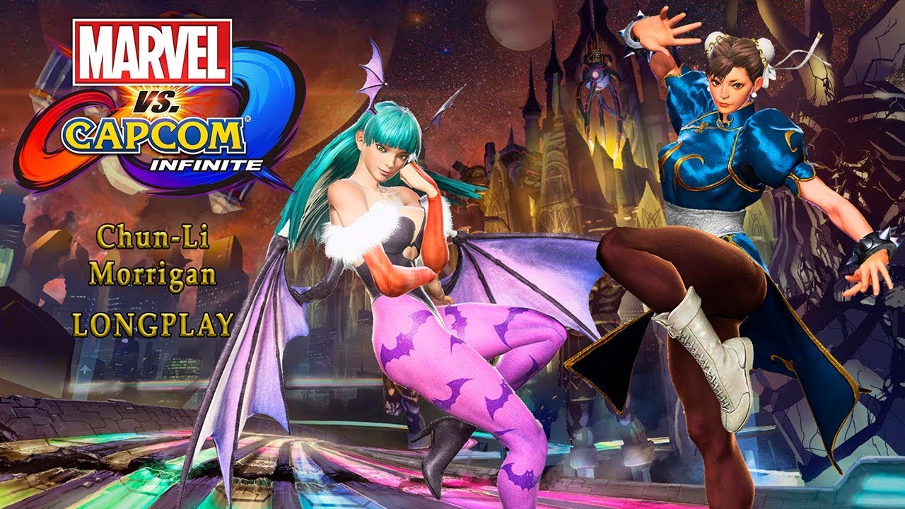 Marvel vs Capcom Infinite [PS4] Arcade Mode - Chun-Li & Morrigan