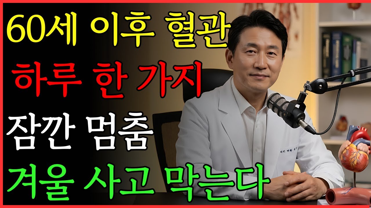 하루 한 가지로 겨울 혈관을 지킵니다 | 건강 | 혈관 | 습관 | 노후 | 오디오북