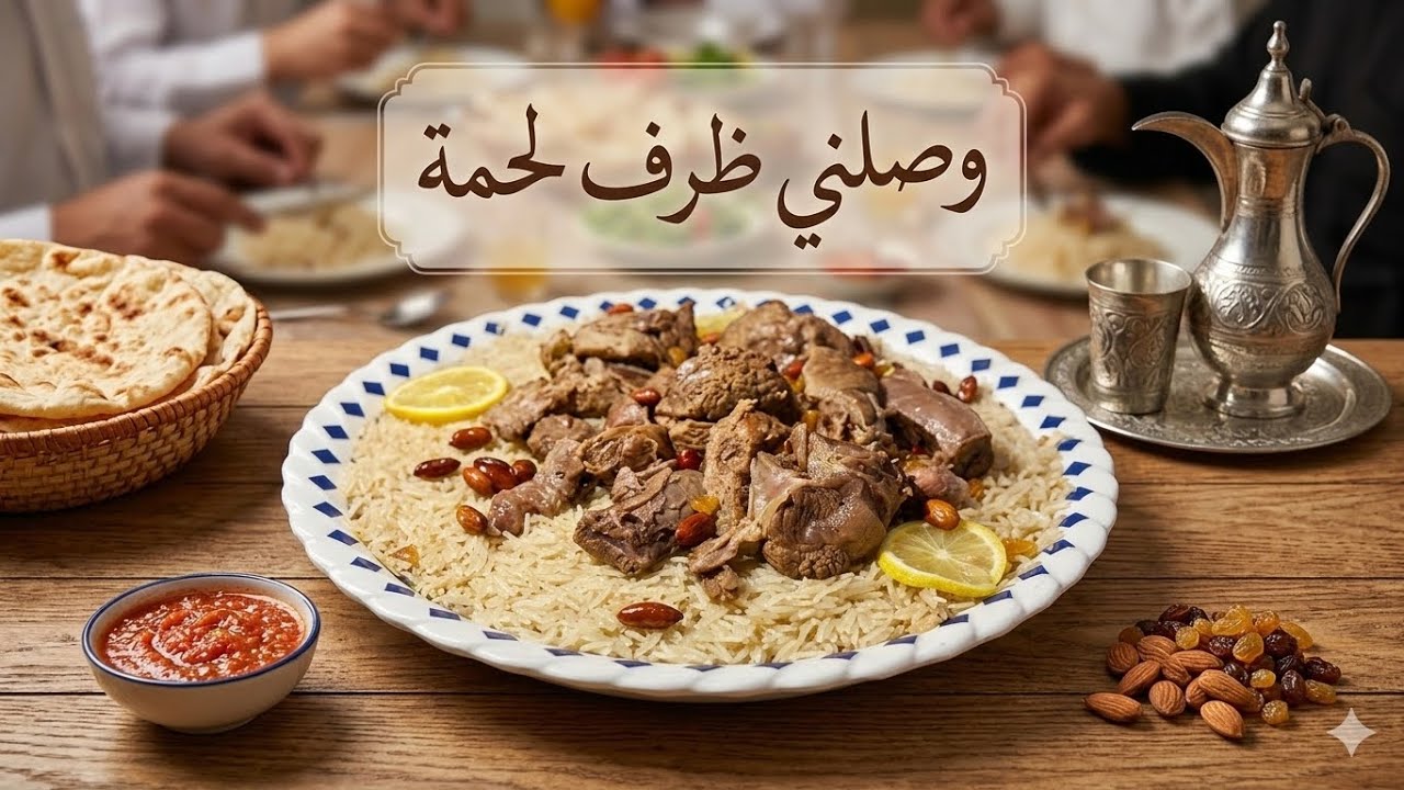 شوفوا شو وصلني اليوم! ظرف لحمة من أهل الخير (الحمد لله)🙏🏻🌹🌙 