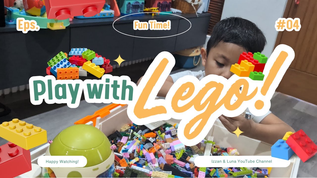 Mission: BIKIN PESAWAT DARI LEGO! Izzan si Pilot Kecil 🚂🛩️