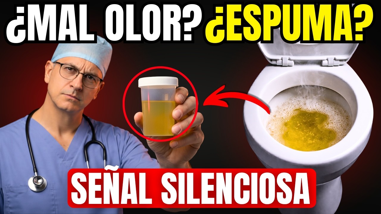 Si tienes este OLOR y ESPUMA en tu orina, tu cuerpo te está avisando ESTO