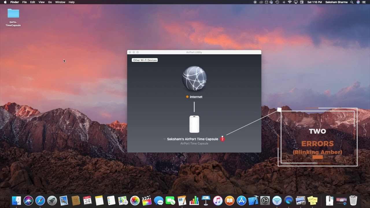 Setting up Apple Time Capsule | Beginner |