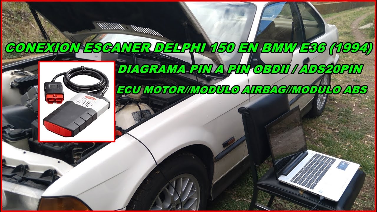ESCANER DELPHI 150 EN BMW E36// BORRAR CODIGOS DE FALLA AIRBAG/ABS/MOTOR