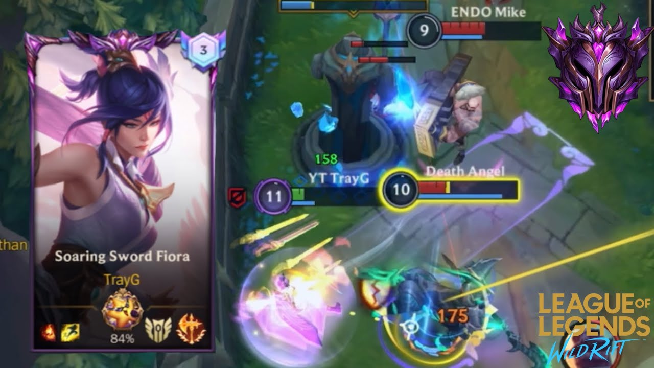 WILD RIFT FIORA VS GAREN | TOP 3 Fiora gameplay
