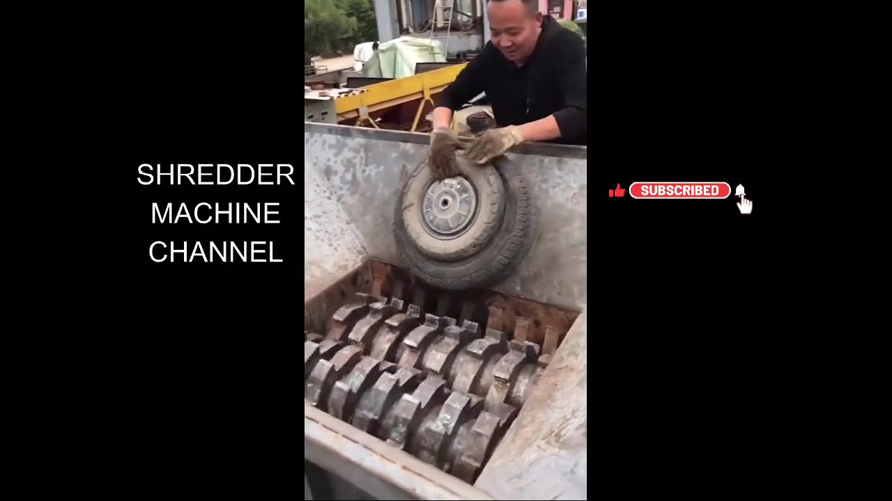 Heavy Shredding Machine for Crushing Objects - Can it Handle Everything?? #shredding 