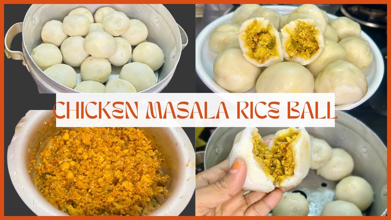 Steamed Chicken Rice Ball| Coastal Food  |Traditional Breakfast