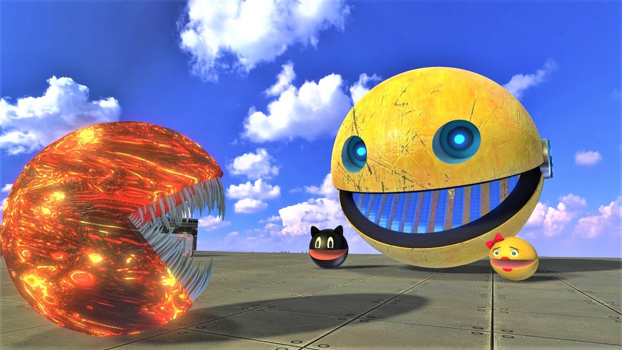 ROBOT PACMAN VS LAVA MONSTER