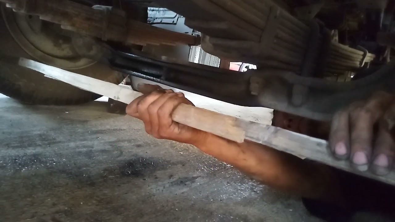 Cara Spooring Manual Truk Pakai 2Batang Bilah Bambu 100% Akurat
