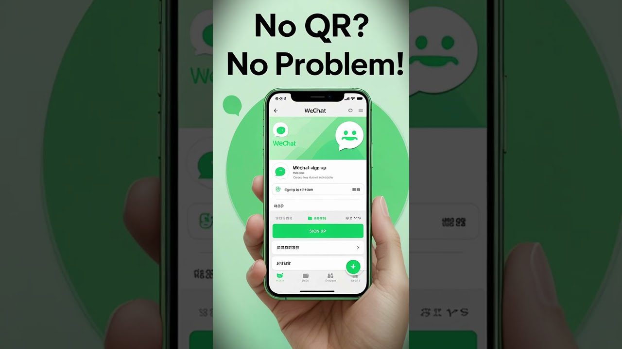 Sign Up for WeChat Without a QR Code! 📱🚫📷