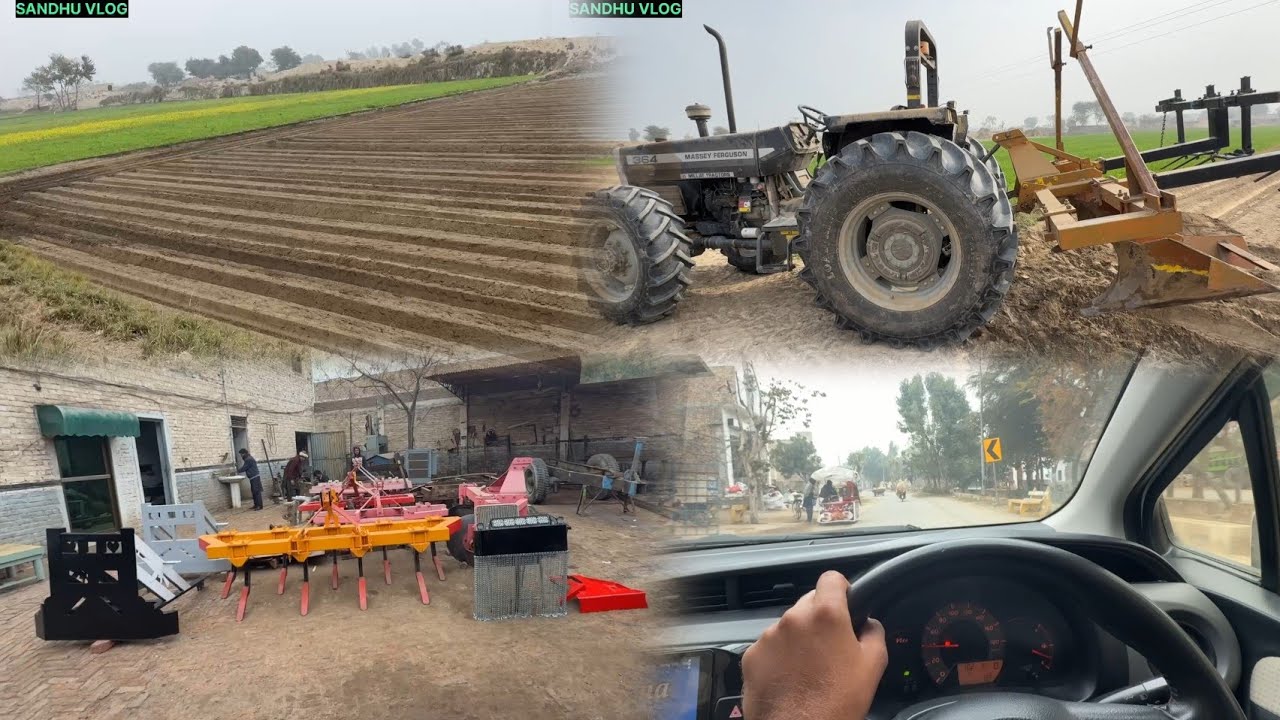 Return from Faisalabad and take out the fields for corn cultivation the next day.
