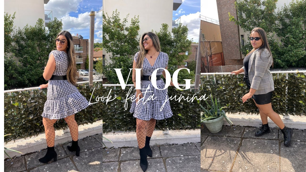 #Montando o look junino no brechó com £20 libras 🔥💃🏻