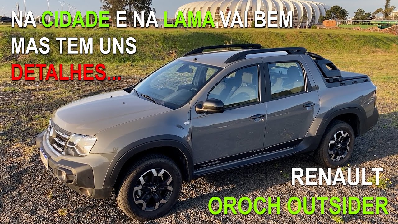 Renault Oroch vai bem na cidade e na lama. Mas tem uns detalhes...
