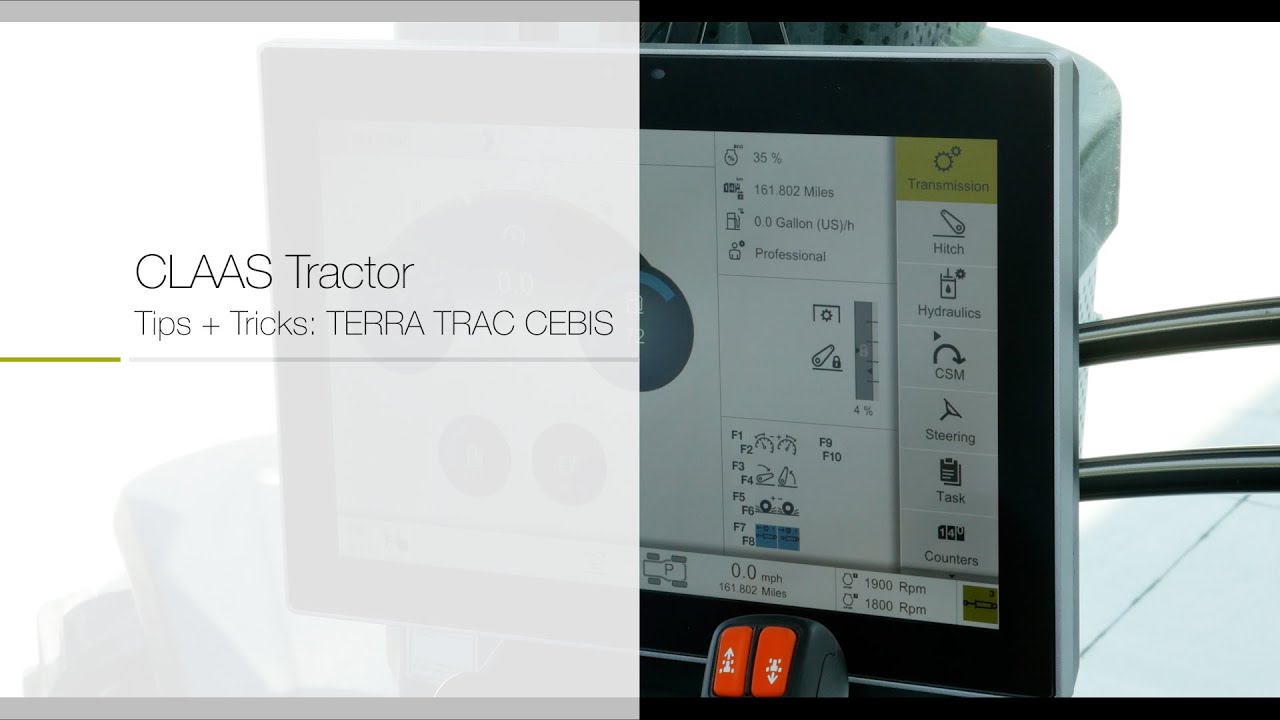 CLAAS Tractor Tips + Tricks | TERRA TRAC CEBIS