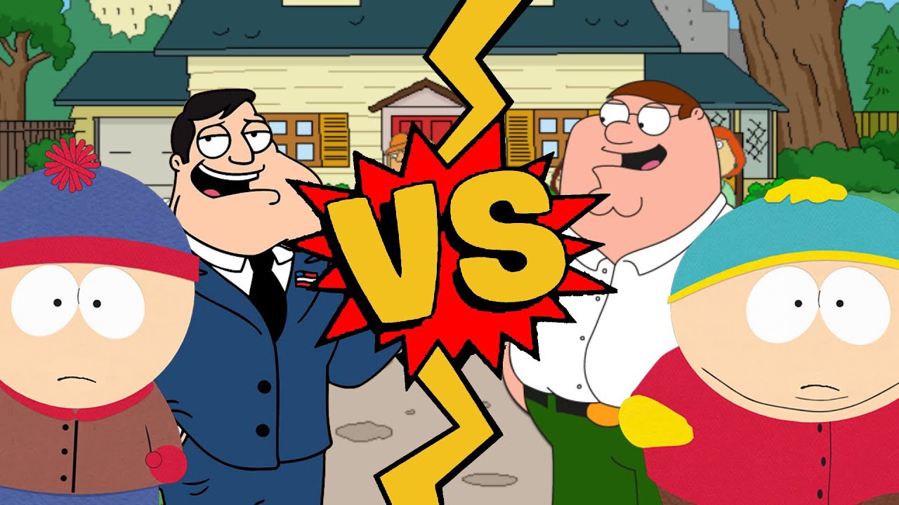 M.U.G.E.N. Battles | Stan Marsh/Stan Smith vs Eric Cartman/Peter Griffin