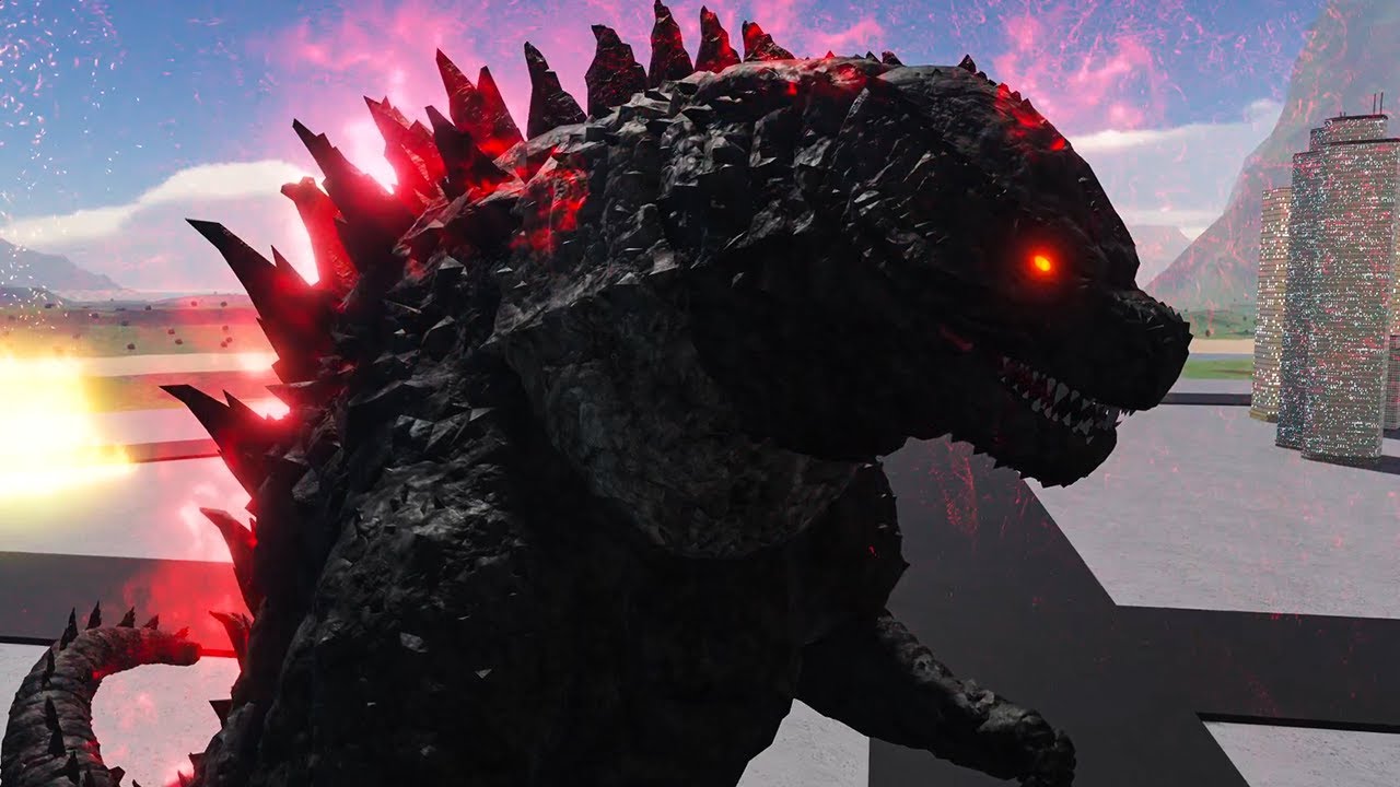 PLAYING AS EVOLVED GODZILLA (THERMO GODZILLA ) - Roblox Age Of Titans Gameplay #152