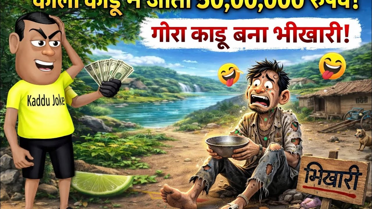 काला कद्दू बना करोड़पति, गोरा कद्दू बना भिखारी