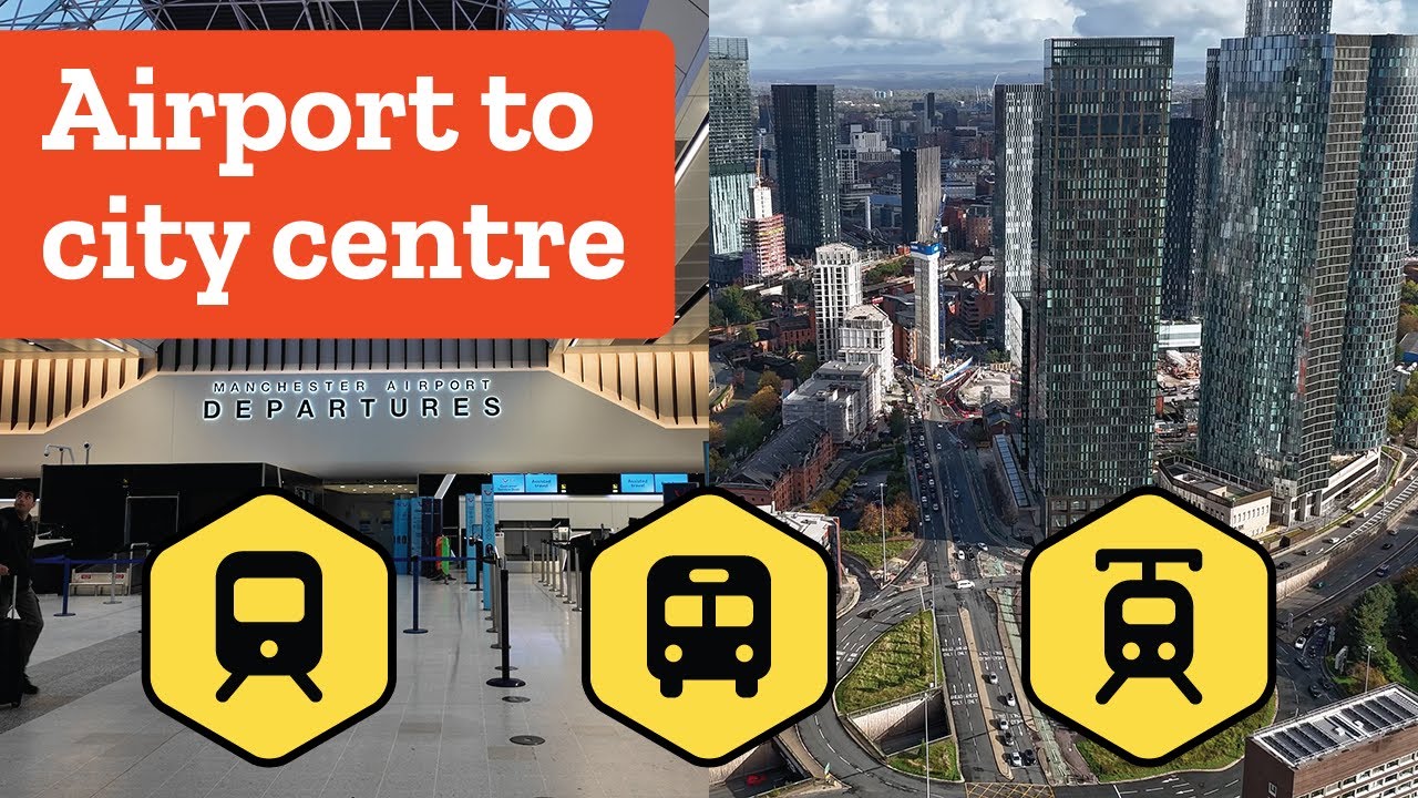 Manchester Airport transport battle: Train vs bus vs tram