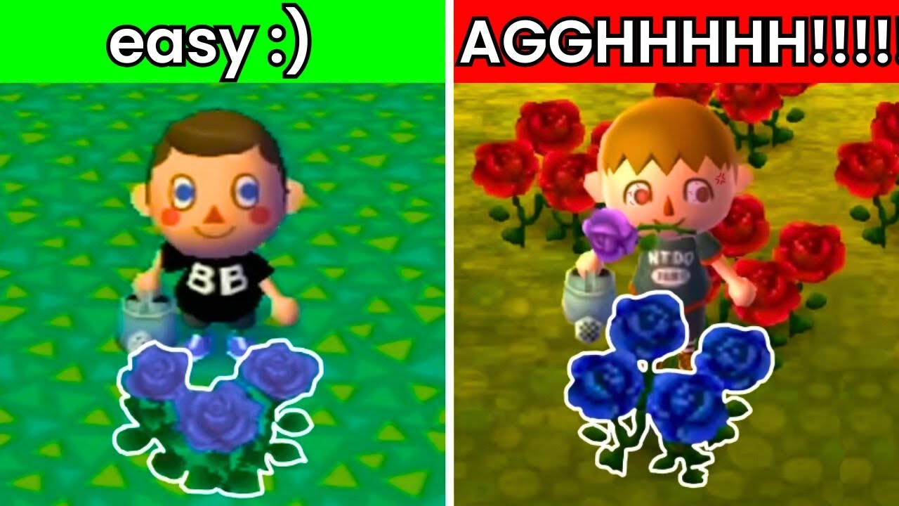 I Grew a Blue Rose in Every Animal Crossing Game!