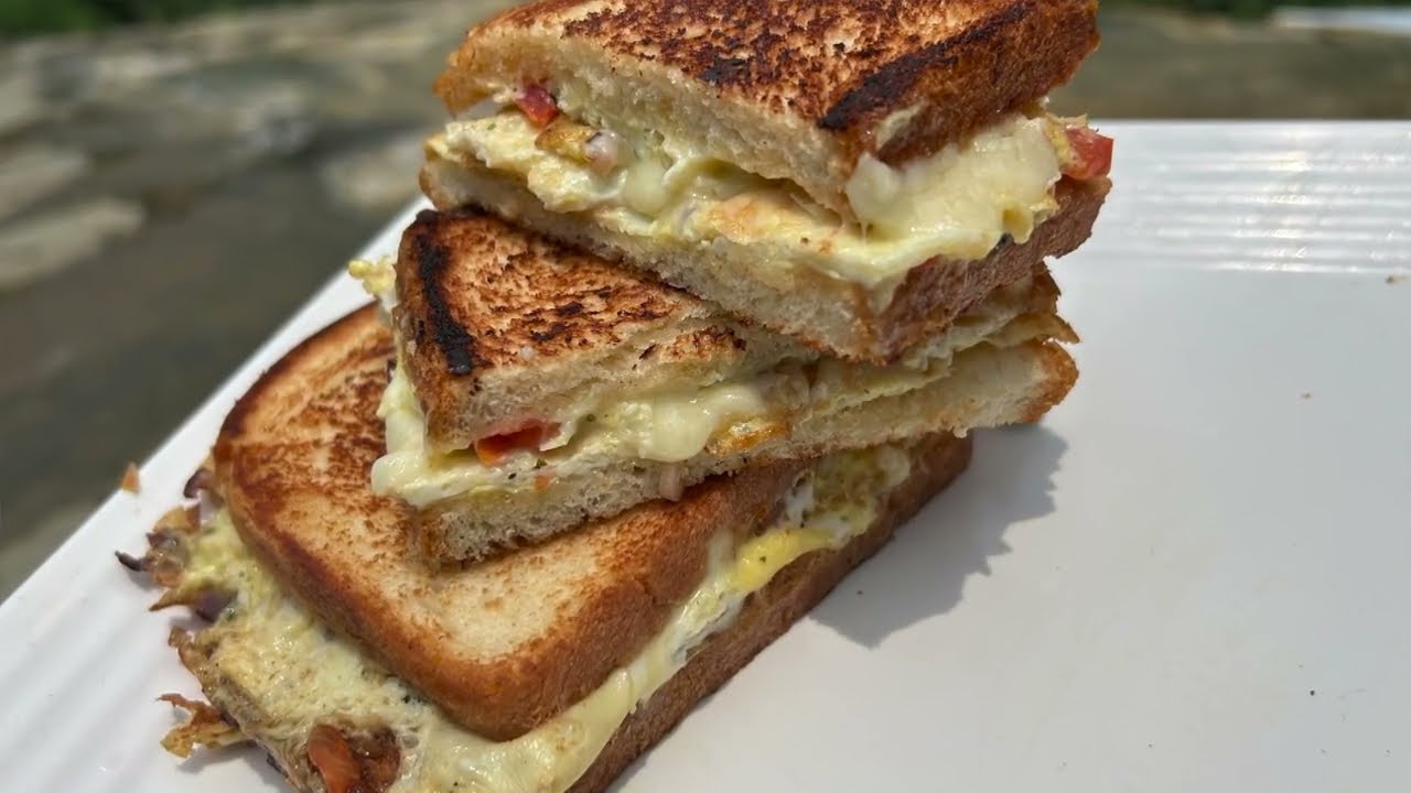 Cheese Bread Omelette