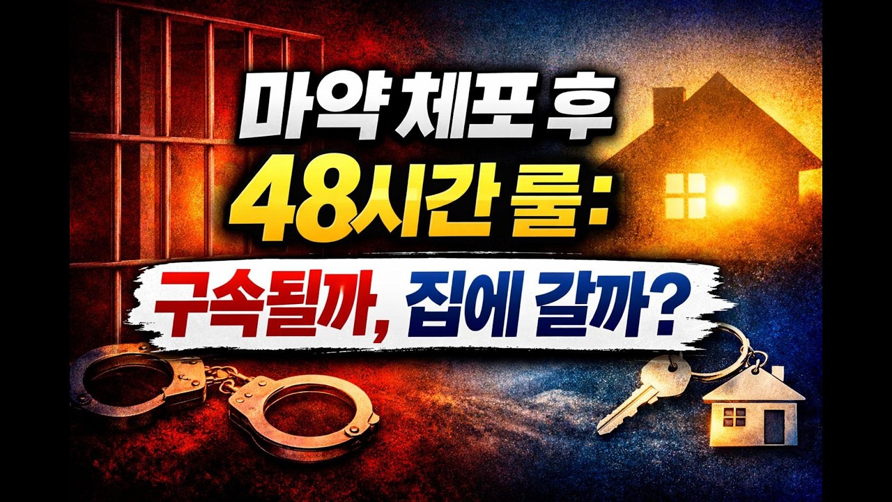 마약 체포 후 48시간 룰 - 구속될까?, 집에 갈까?