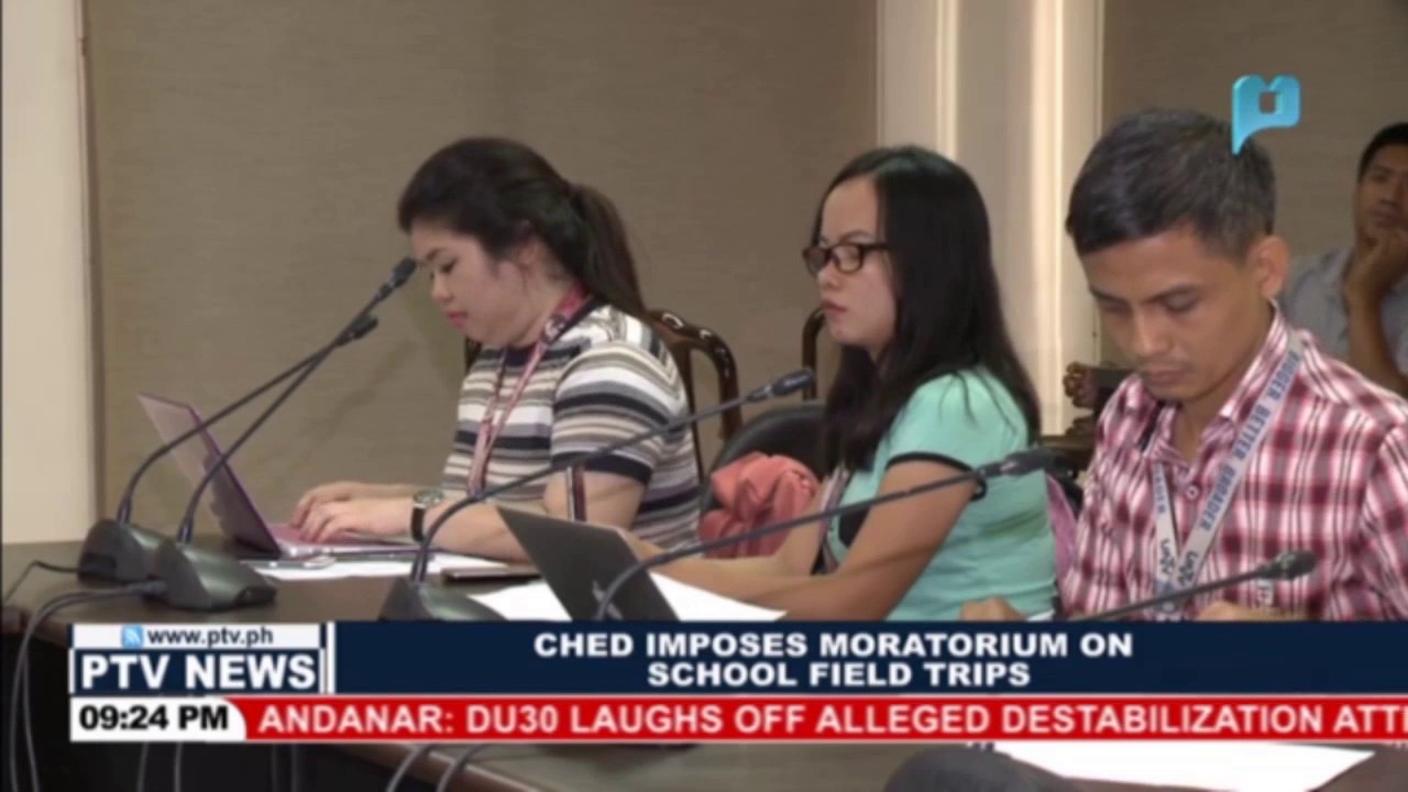 CHED imposes moratorium on School Field Trips