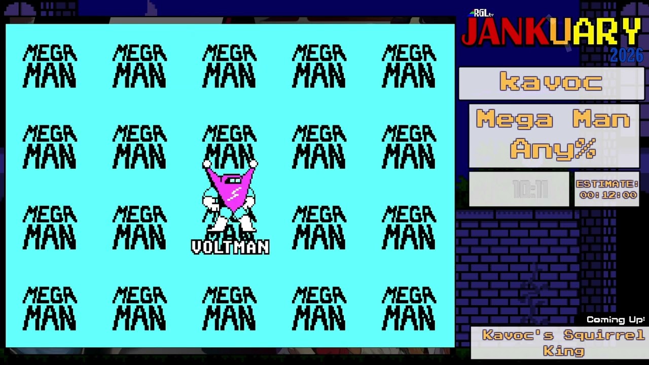 RGLtv's JANKUARY 2026 - Mega Man Any% - kavoc