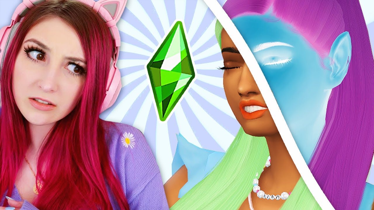 can i make a sim with the colors inverted in sims 4?