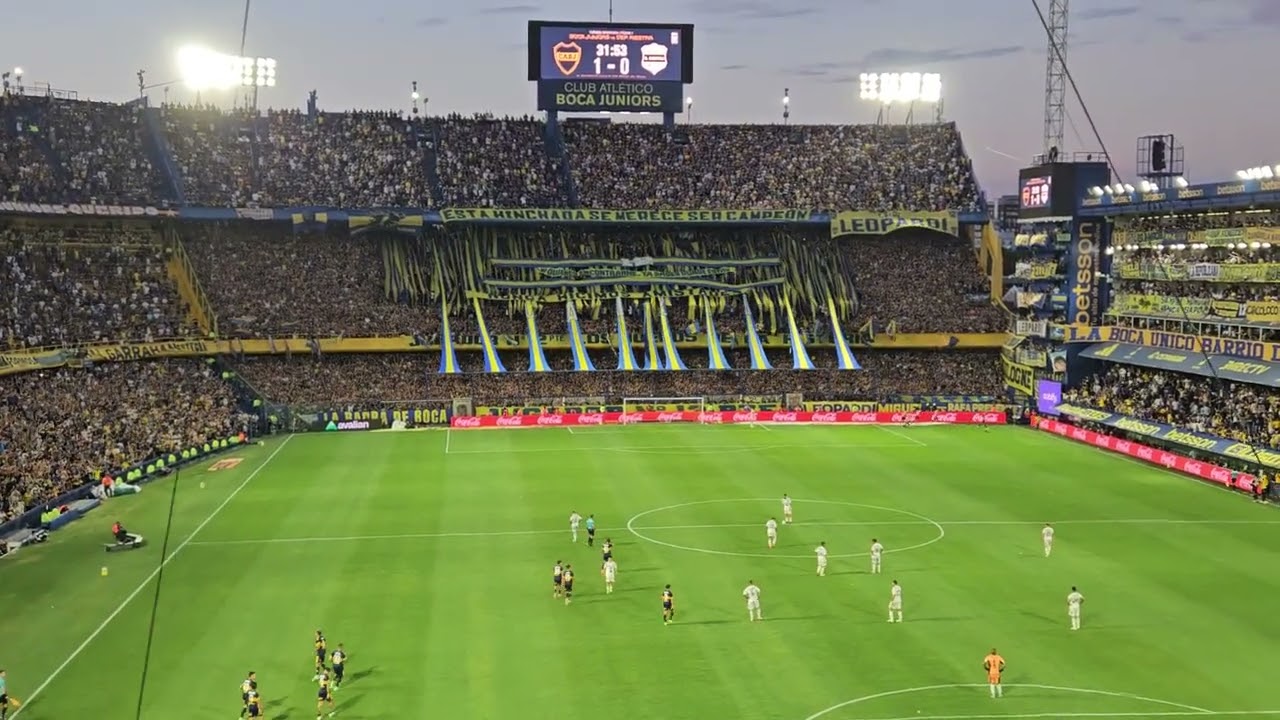 Boca-DeportivoRiestra | El que no salta se fue a la B ♪♫ | Gol de Lautaro Di Lollo | Valz Bostero ♪♫