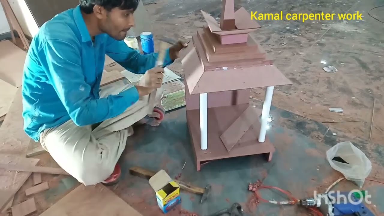 how to Amazing Mandir design work for carpenter @Kamalcarpenterwork #mandir #carpenter #woodworking