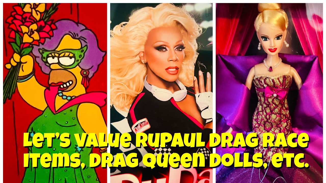 Fun video valuing Rupsul Drag Race items, Drag Queen dolls and much more for the toy museum. Ep 460