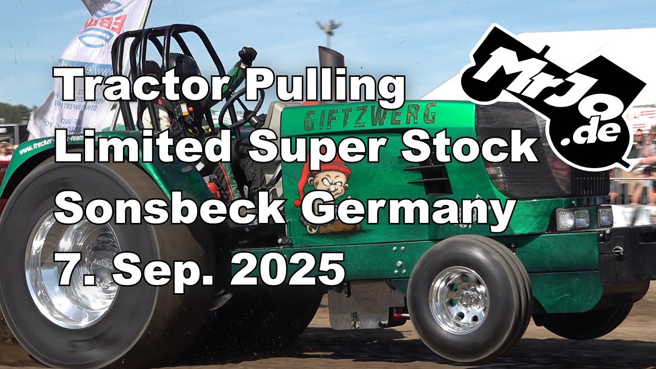 Limited Super Stock Sonsbeck 2025 Tractor Pulling