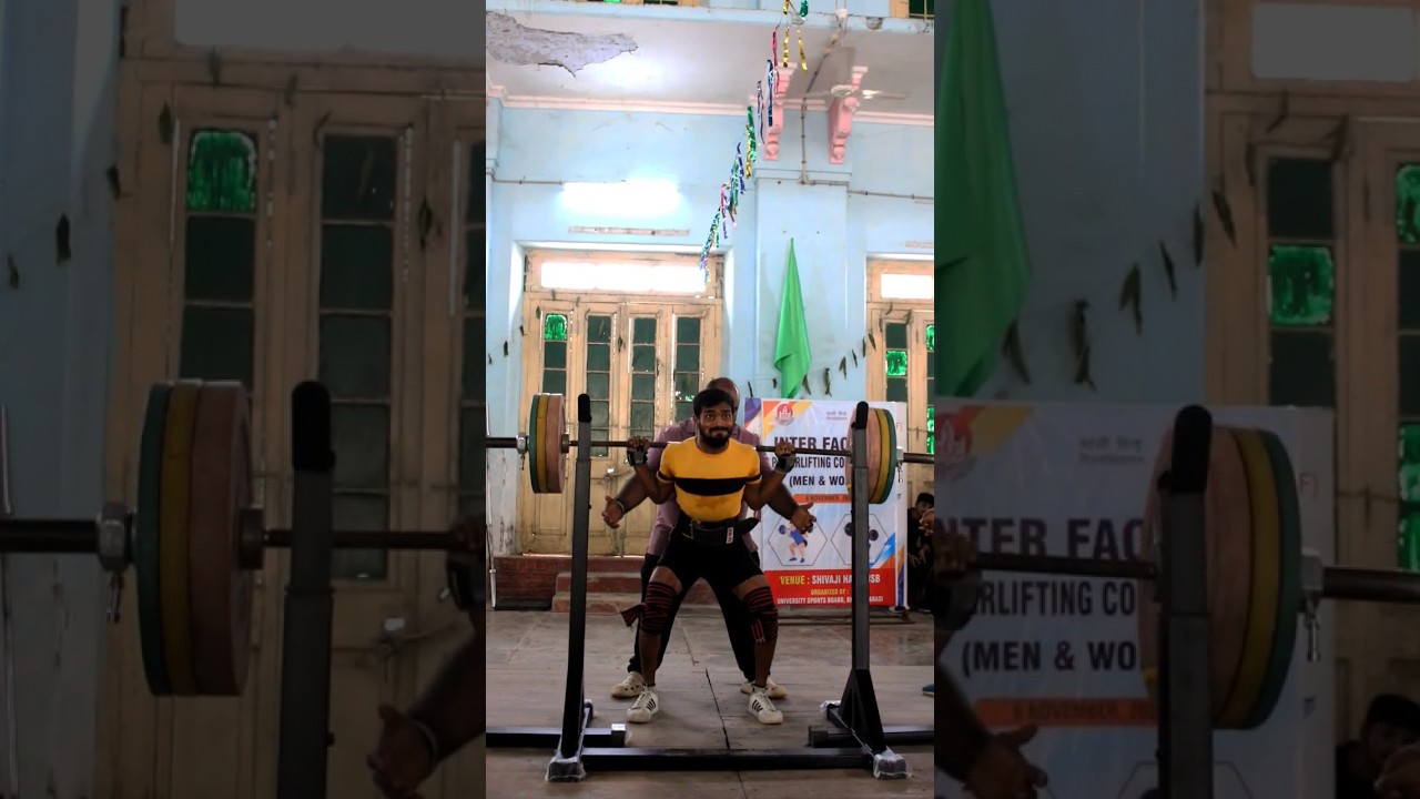 Powerlifting competition BHU 2023 | Sports BHU #viral #shorts #ytshorts #sports #fitness #trending