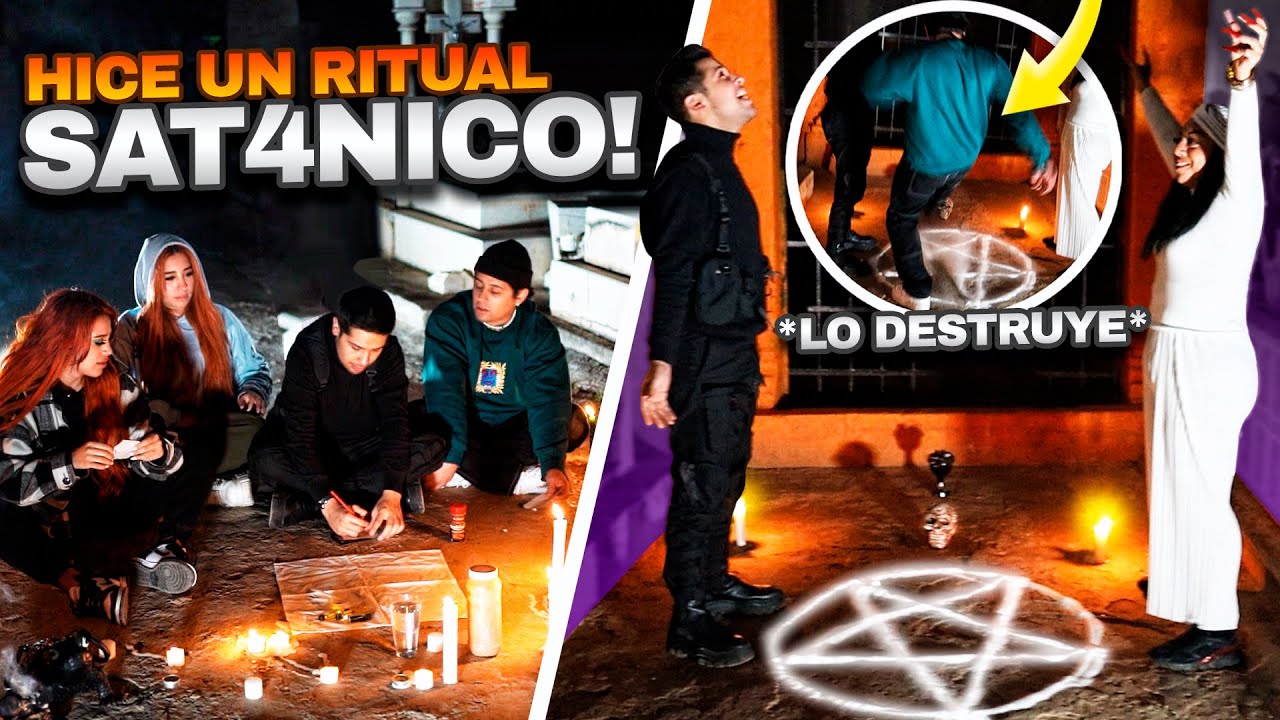 HICIMOS 3 RITUALES DE TERROR EN UN CEMENTERIO 😭 Y FUNCIONARON | ALEX FLORES 🖤